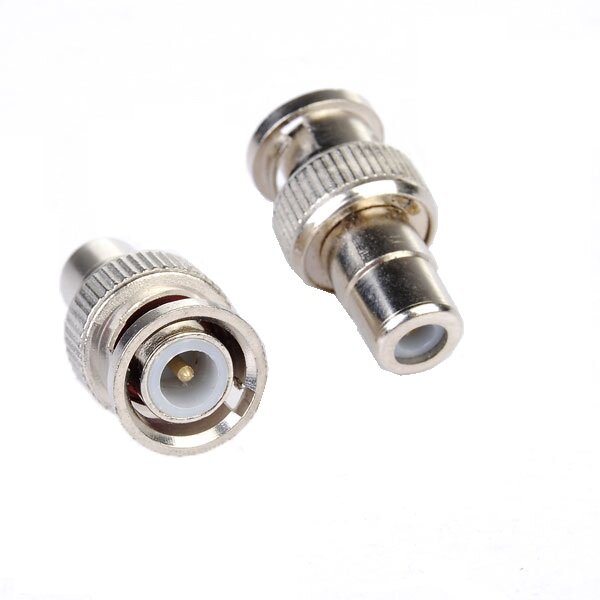 BNC to RCA Female Coax Cable Connector Adapter for CCTV Camera
