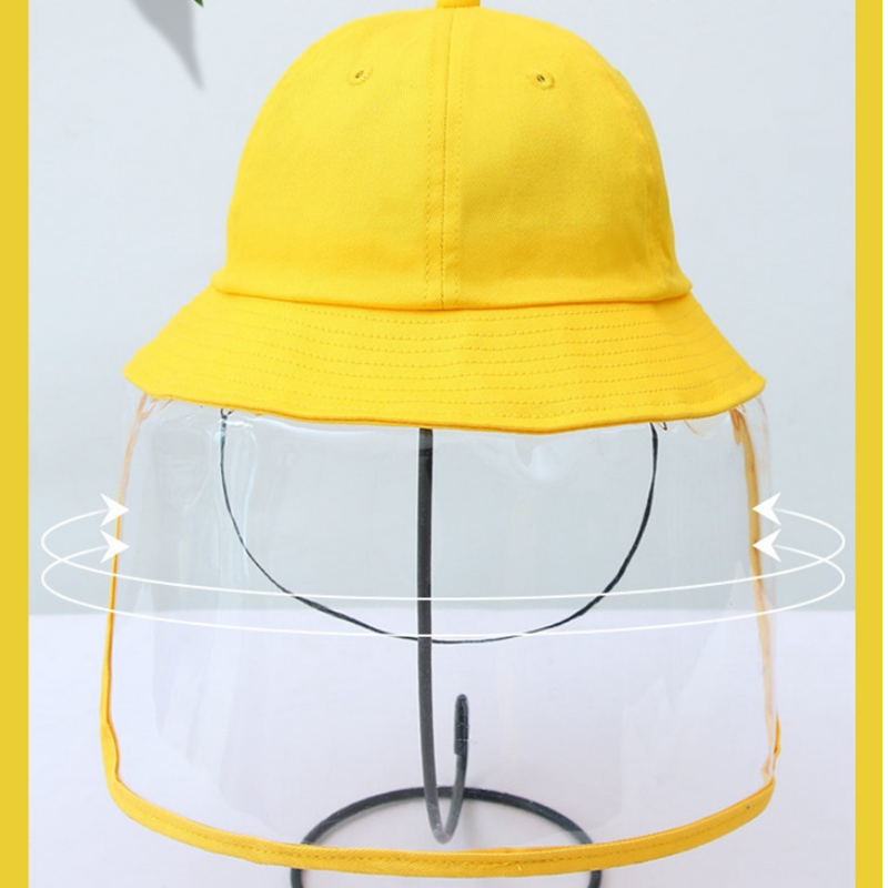 Anti-fog Hat Dustproof Bucket Hat Yellow for Boys and Girls Anti-Dust and Anti-Fog, Banggood  - buy with discount