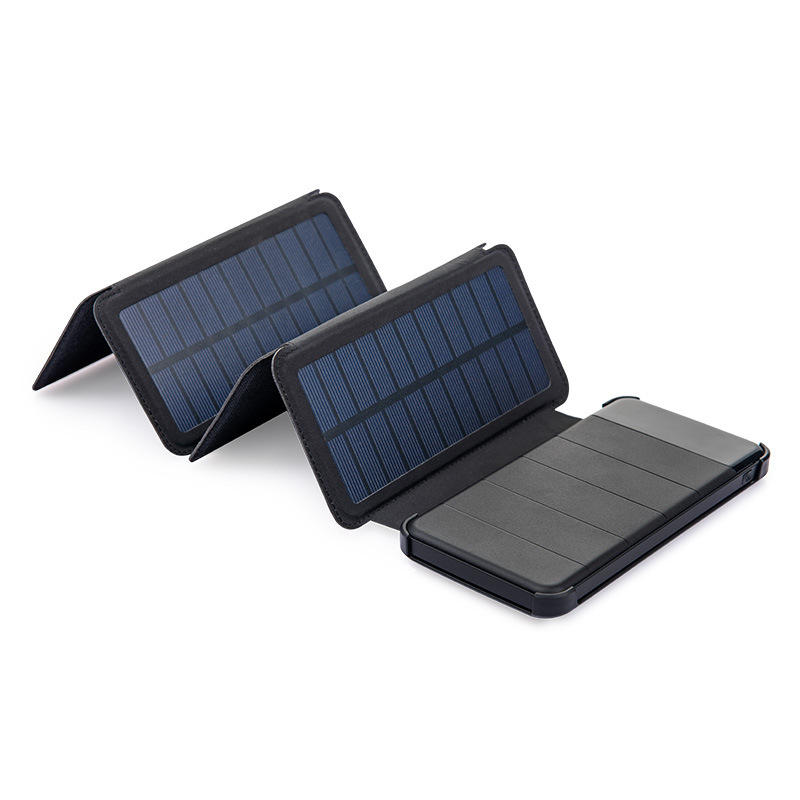 Naturehike NH19T002-D Dual USB 10000mAh Folding Solar Panel Power Bank Porable Mobile Phone Charger Outdoor Camping