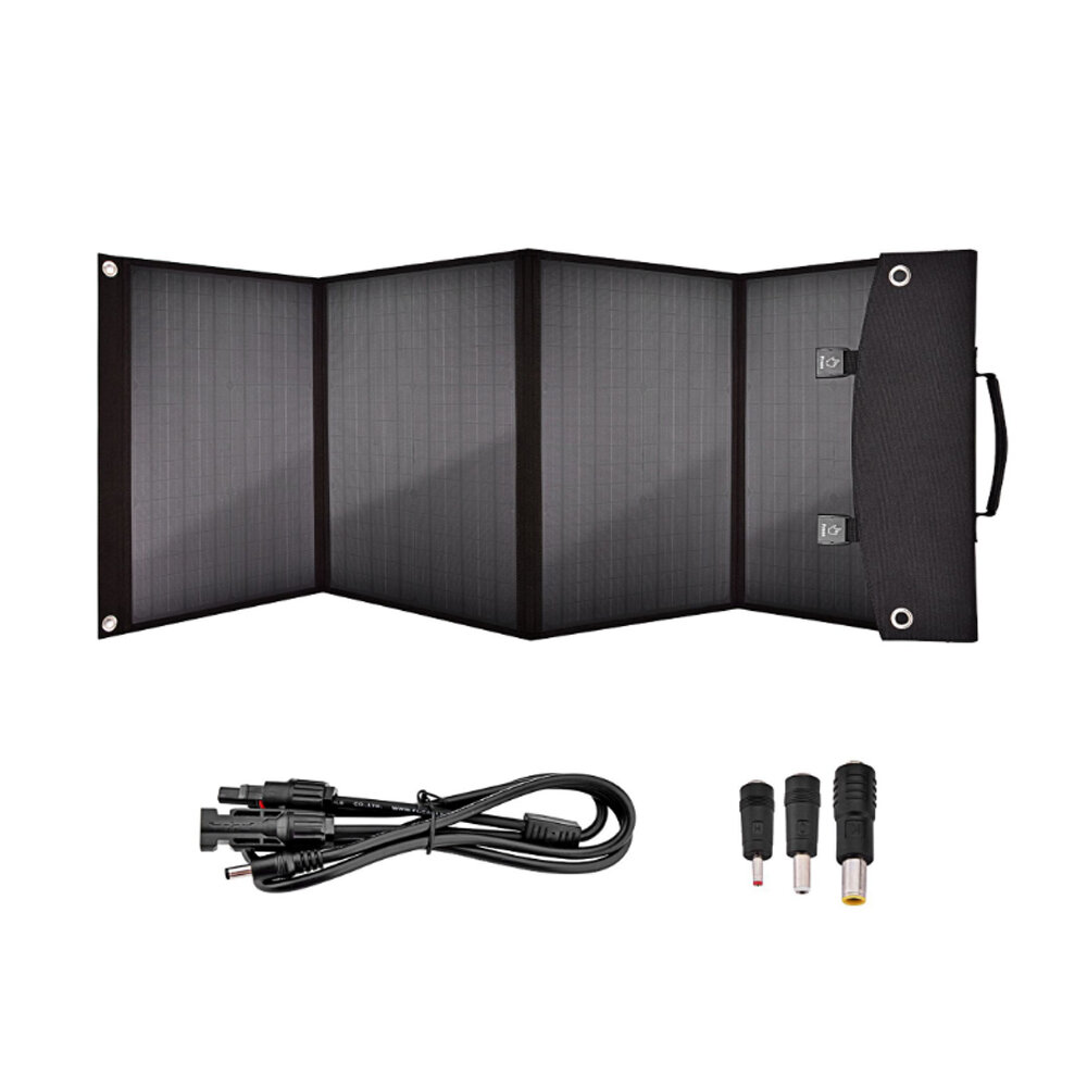 GTSPEED KR-100W 100W Folding Solar Panels 3 USB+DC Waterproof Solar Monocrystalline Silicon Board Power Bank Solar Charger Bag