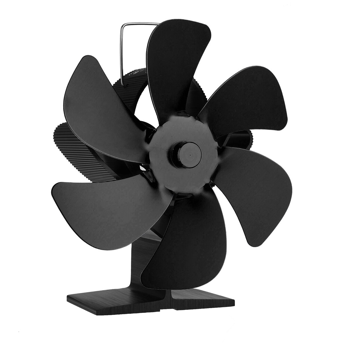 

AUGIENB 6 Лопасти Вентилятор для дровяной печи Тепло Автономный вентилятор для камина Eco Нагреватель Бесшумный