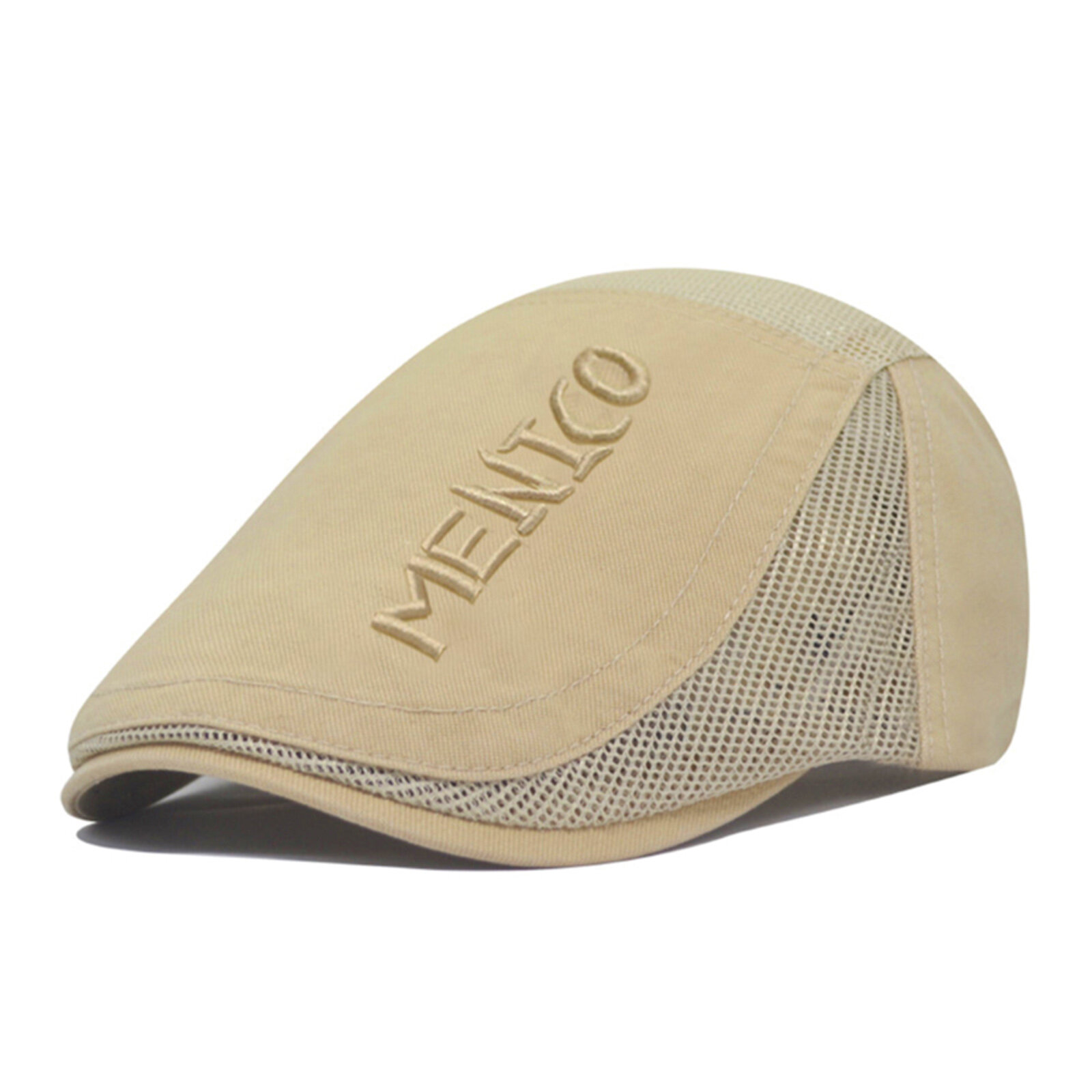 

Мужская хлопковая дышащая кепка Menico с короткими полями, повседневная, ретро, авангардная, Шапка, берет, плоская кепка