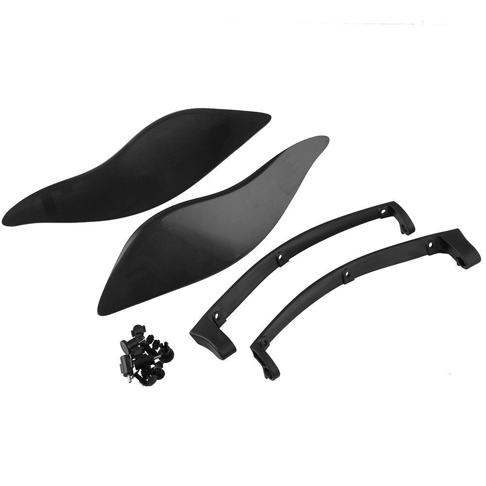 

Motorcycle Side Wings Wind Air Deflector Modified Windshield Fairing Side Cover Shield Compatible For Touring Street Gli