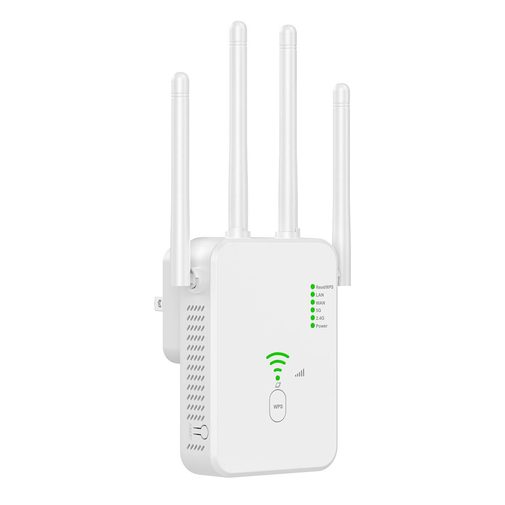 

ZT-10 AC1200 WiFi Repeater Mini Dual Band Wifi Booster 2.4G/5G Wireless Repeater/Router/AP With 4 External Antennas