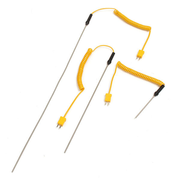 K-Type Thermocouple Roestvrij Staal Probe Temperatuur Controller Wire Sensors 100/300 / 500mm Option
