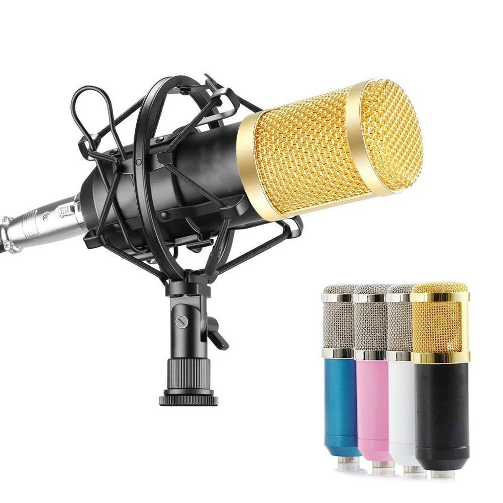 BM800 Professionele condensatormicrofoon Studio-uitzending Zangmicrofoon Audio-opname Mic