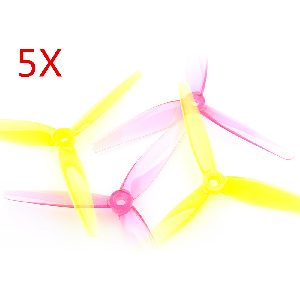 10 pares de hélices Ethix P3.5 5.1x3.5x3 5135 de 3 palas y 5.1 pulgadas para drones de carreras FPV