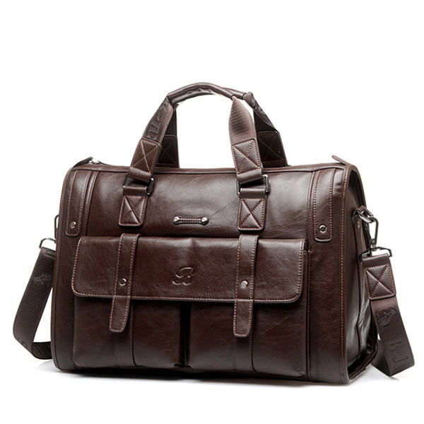men business vintage laptop bag briefcase at Banggood