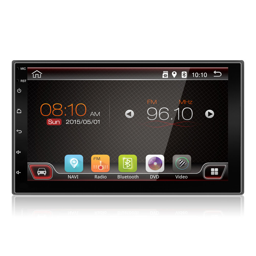 YUEHOO 7 Inch 2 DIN for Android 10.0 Car Stereo Radio 2+32G Touch Screen 4G WIFI bluetooth FM AM RDS GPS