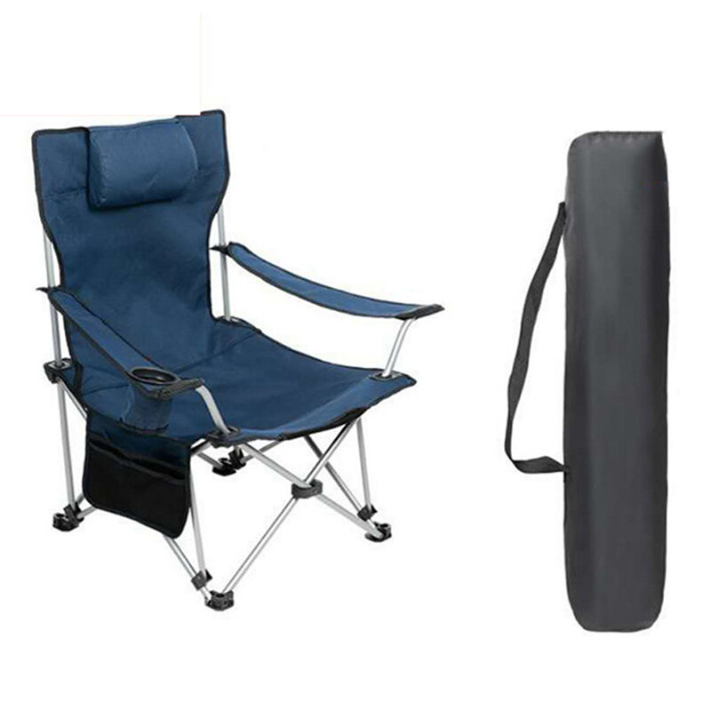 IPRee® Cadeira dobrável para exterior, espreguiçadeira de escritório, cama para almoço, poltrona reclinável portátil ultra-leve, cadeira de piquenique, camping e pesca.