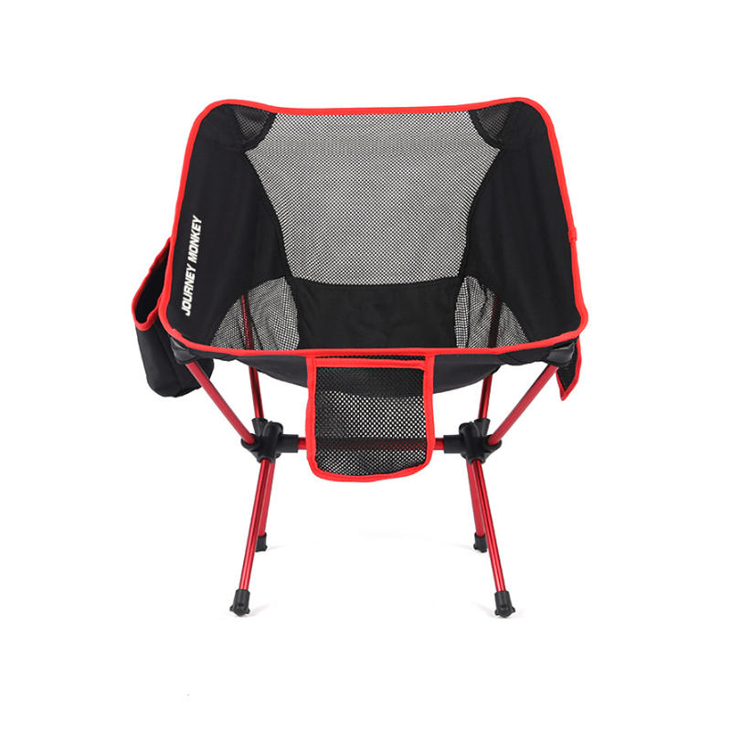 كرسي محمول للخارج IPRee® مطوي من سبائك الألومنيوم فائق الخفة ومقعد بحمولة قصوى 120 كجم للتخييم والنزهة