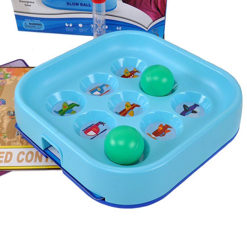 Blow Ball Speelgoed voor kinderen Bureau Speelgoed Bordspel Letternummer Schaken Snelheid Wedstrijds