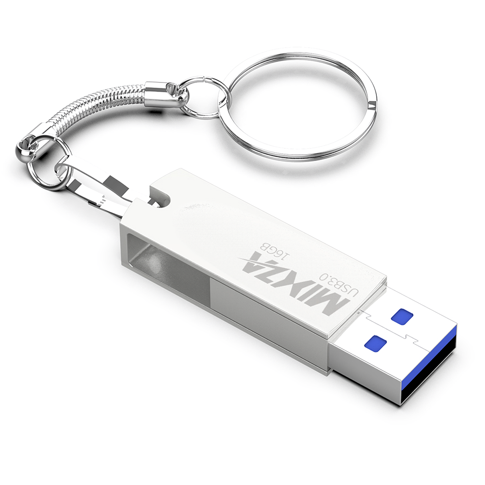 MIXZA JS-02 128G USB3.0 USB Flash Drive Pendrive Geheugenschijf 360 ? rotatie Metalen USB-stick 16G 