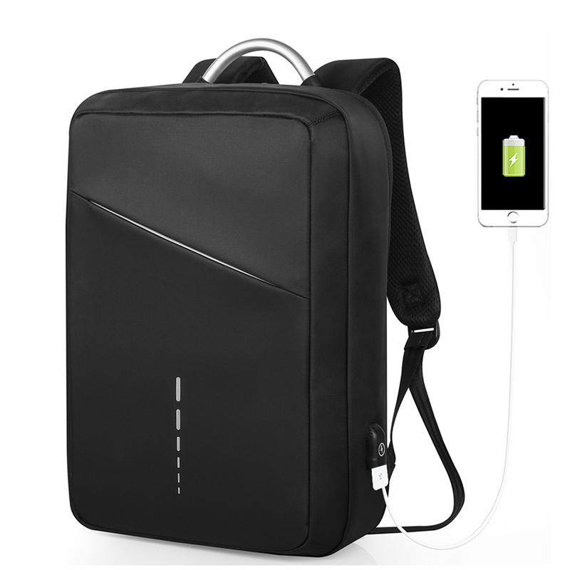 IPRee® 20L férfi lopásgátló USB hátizsák 15,6 hüvelykes laptop táska üzleti utazási poggyásztáska