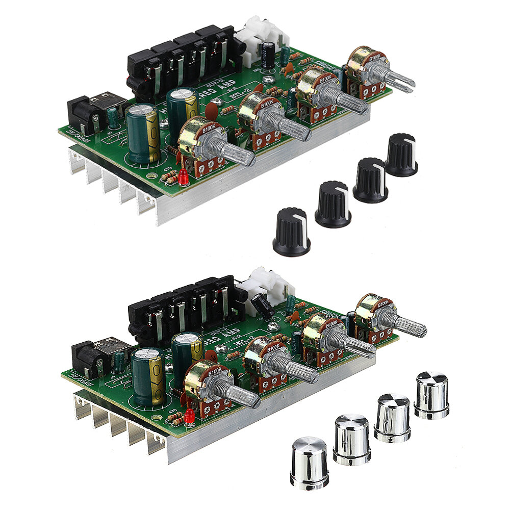 DX0409 stereoversterkerbord 2.0-kanaals gebalanceerde geluidsaanpassing kleine eindversterker audiom