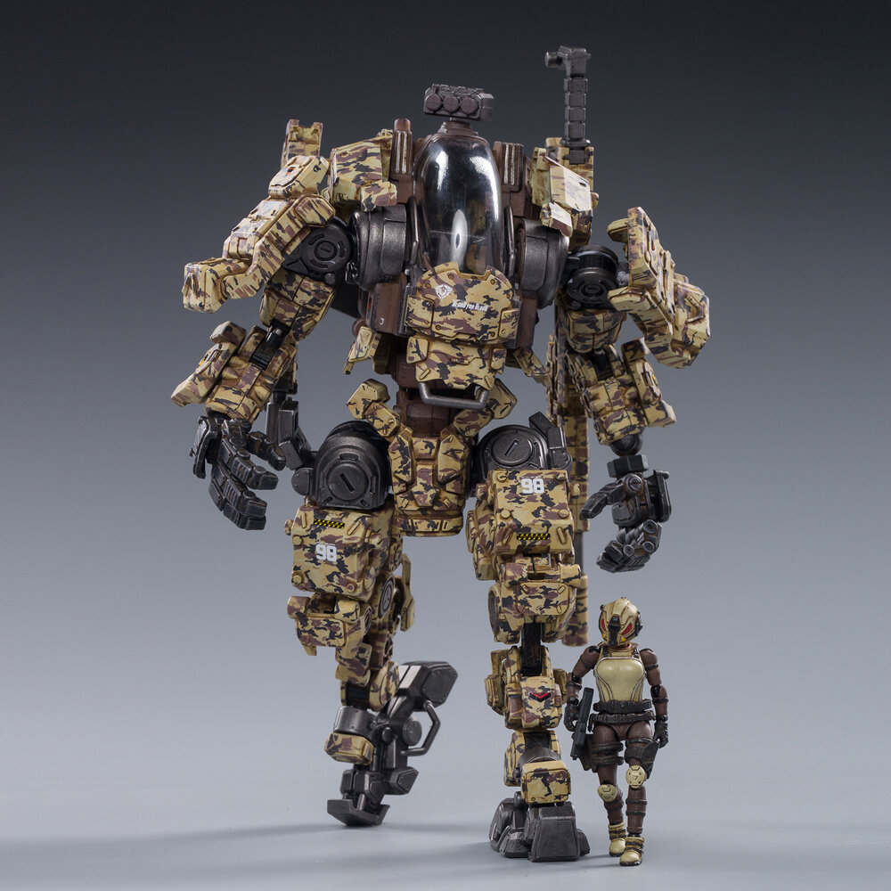 

JOYTOY Action Figure Multi-joint Scale 1:25 Steel Bone H03 Marksman Armor (Desert camouflage) Figure New Toy for Collect