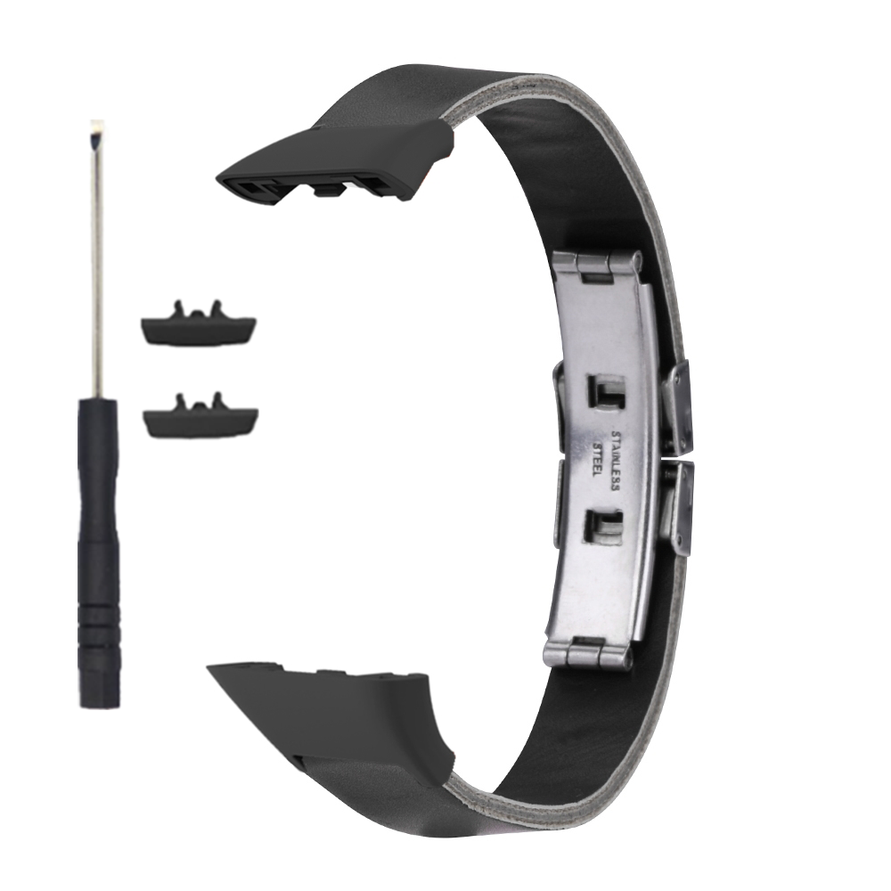 Retro?Vlinder?Gesp?PU?Lederen?Horloge Band Band Vervanging voor Huawei Band6/6 Pro/Honor 6
