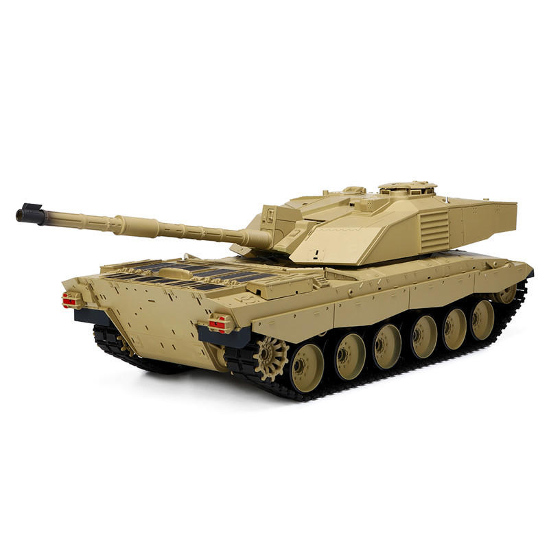 

Heng Long 5.3 Version 3908-1 1/16 2.4G Smoking British Challenger 2II RC Car Battle Tank Plastic Model Toys