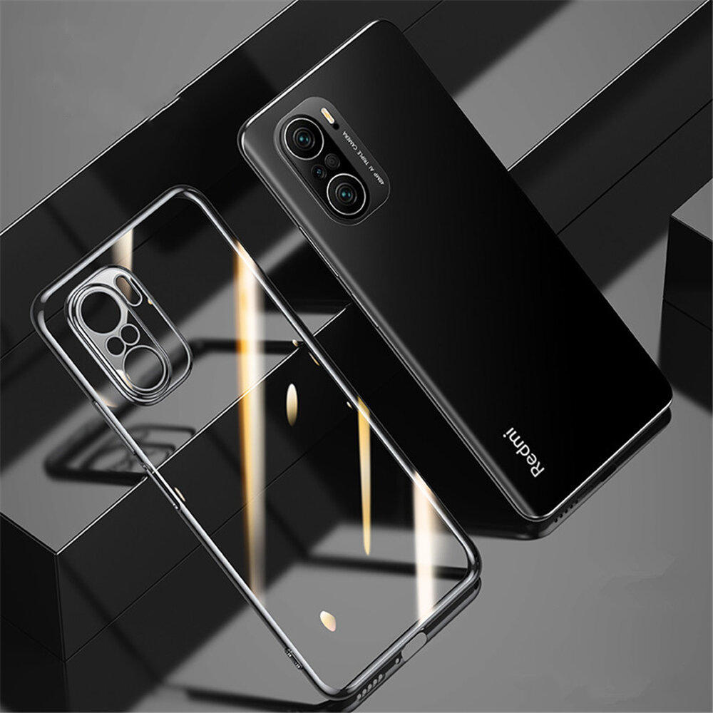 

Bakeey for POCO F3 Global Version Case 2 in 1 Plating with Airbag Lens Protector Ultra-Thin Anti-Fingerprint Shockproof