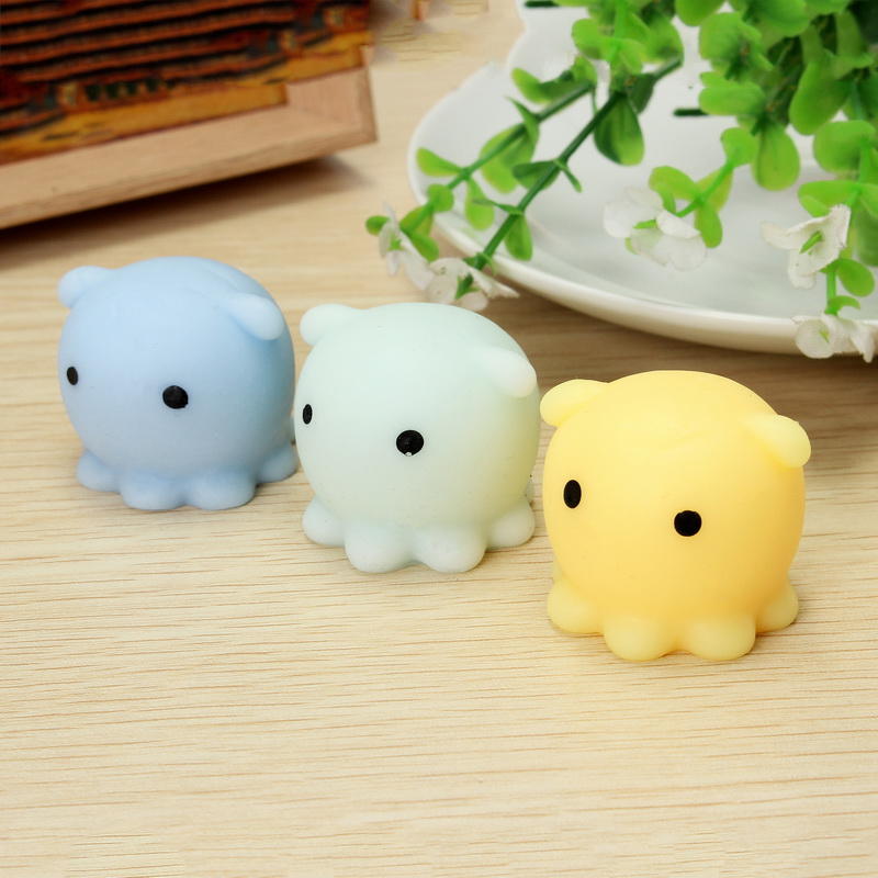 Octopus Squishy Squeeze Toy Cute Healing Toy Kawaii Collection Stress Reliever Cadeau Decor