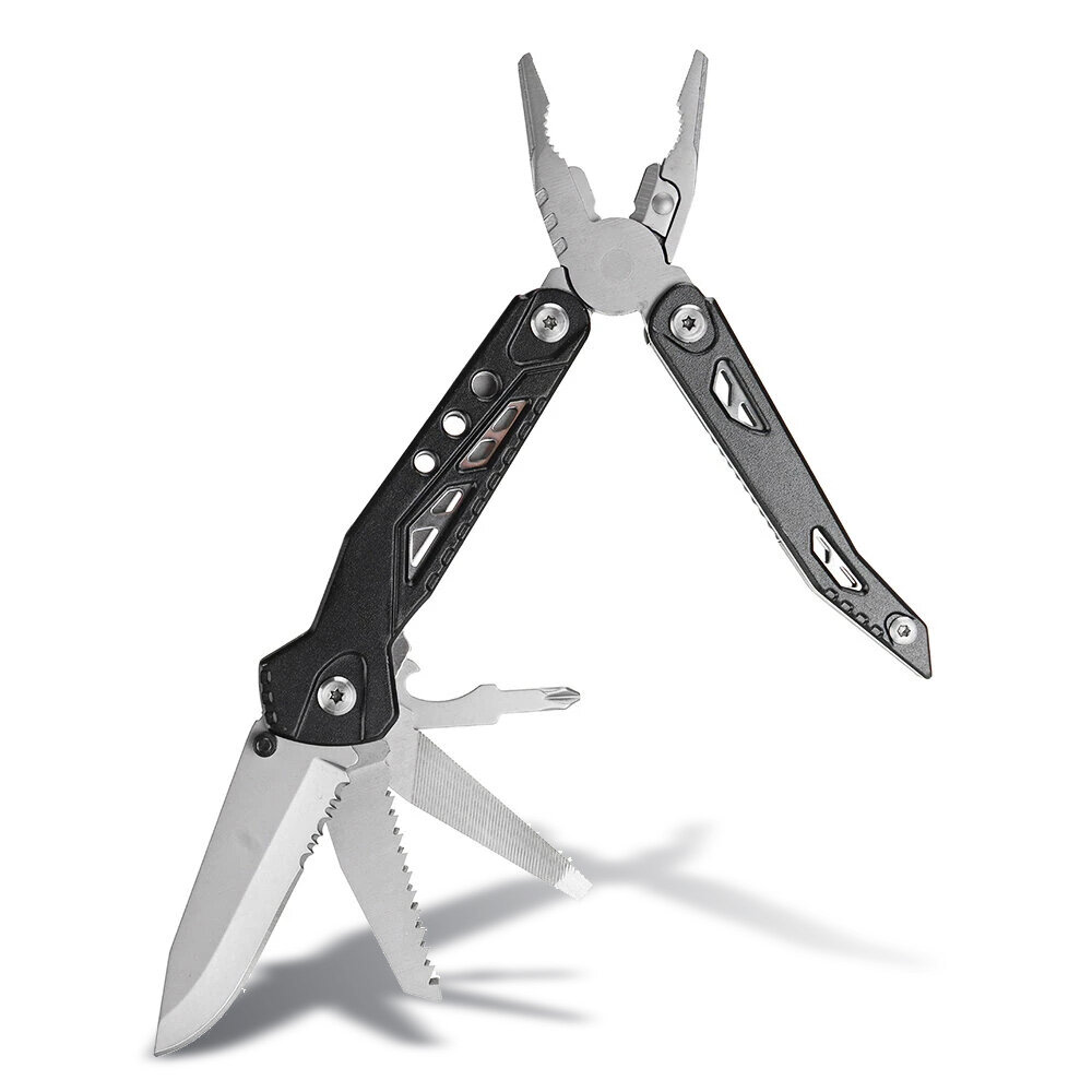 

AtuMan 13 In 1 Multi-function Folding Tool Kitchen Bottle Opener Sharp Pocket Multitool Pliers Saw Blade Knife Screwdriv