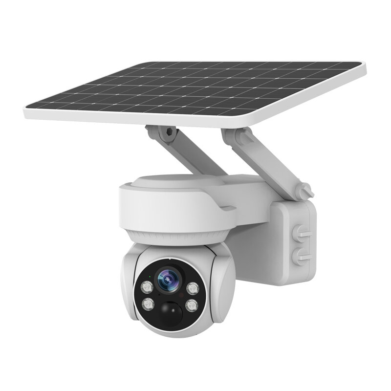 

2.4G Беспроводной Wi-Fi Солнечная камера 360° PTZ Цветное ночное видение Обнаружение движения Аудиодомофон APP Тревога P