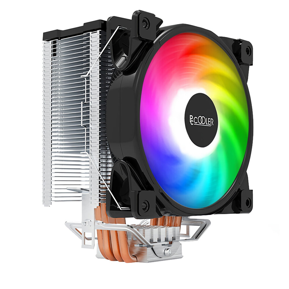 

PCCOOLER GI-X4S CPU Air Cooler 120mm AIO 145W Radiator Computer PC Gaming Case Cooling Fan for Intel AMD