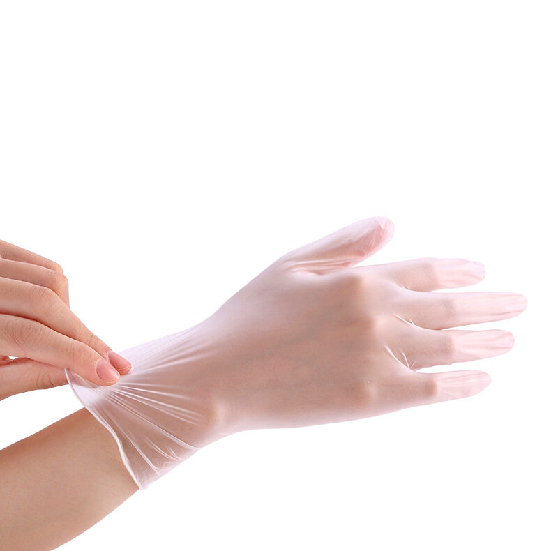 IPRee® 100 τεμαχίων από μία χρήση PVC γάντια για μπάρμπεκιου, αδιάβροχα, αντιβακτηριακά, γάντια ασφαλείας κουζίνας για πλύσιμο πιάτων