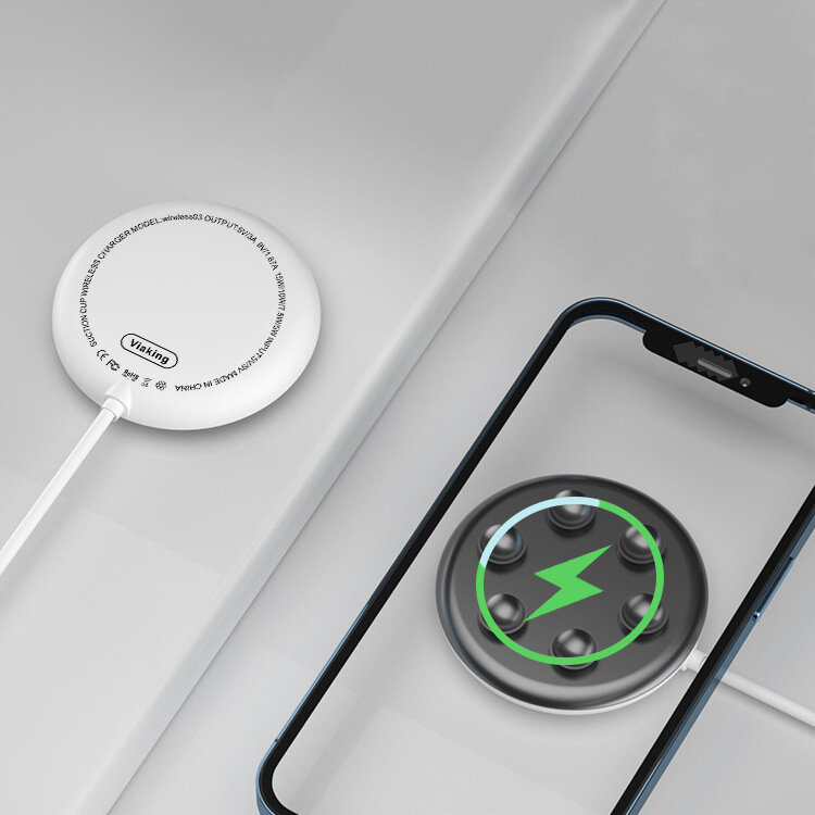 15W Draadloze Oplader Snel Draadloos Opladen Pad Voor Qi-enabled Smart Phones voor iPhone 13 Pro Max