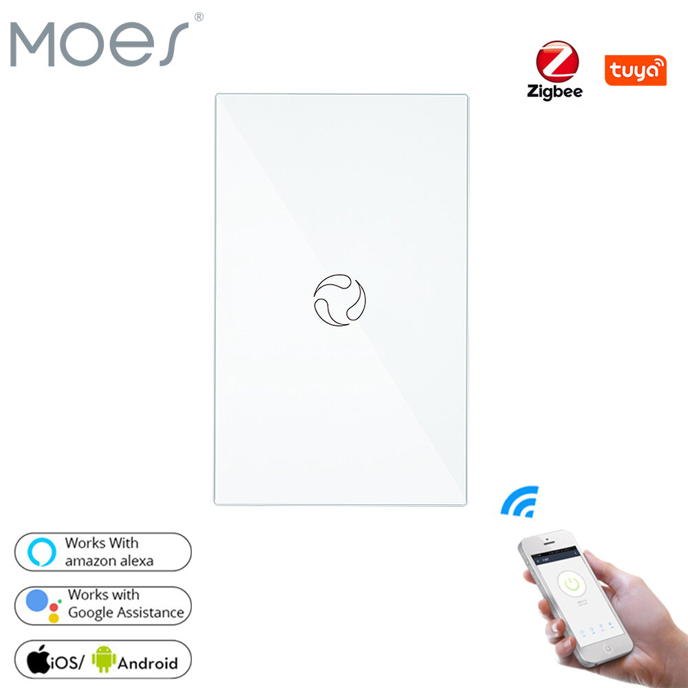 

MoeHouse Tuya Smart Zigbe Boiler Switch Water Heater APP Remote Control Schedule Setting Voice Control Via Alexa Google