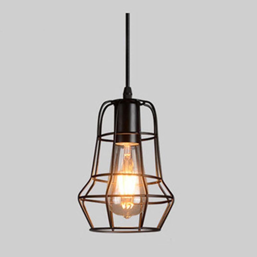 Retro Nordic Style E27 Metalen hanglamp Kooilamp voor Bar Koffiewinkel Binnen Opknoping Lamp Decor