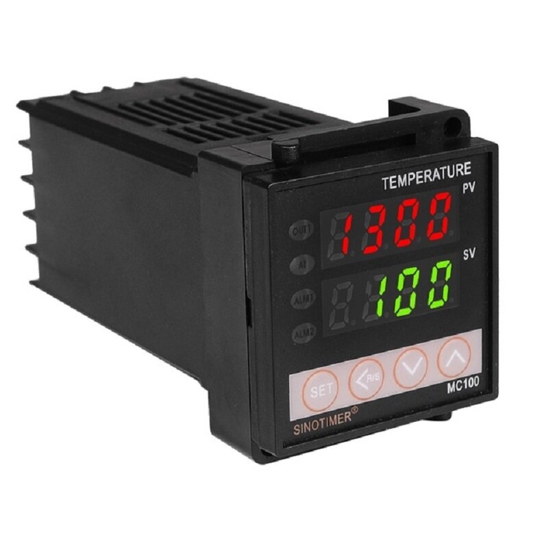 

MC100 K Thermocouple PT100 Universal Input Digital PID Temperature Controller Regulator Relay Output for Heating or Cool