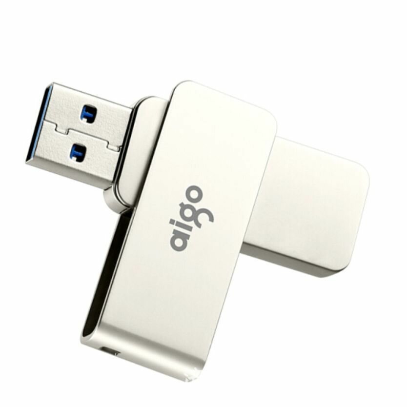 

Aigo U330 256GB USB Flash Drive High-Speed USB3.0 Metal Pendrive 360° Rotary Mini Portable U Disk for Phone Tablet Compu