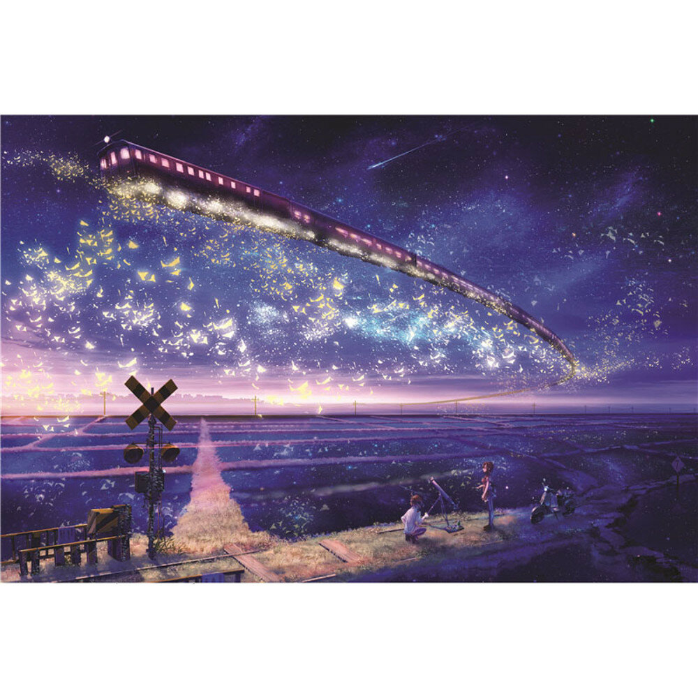 1000 Pieces Of Jigsaw Puzzle Star Sky Ocean Train Series Jigsaw Puzzle Indoor Toys