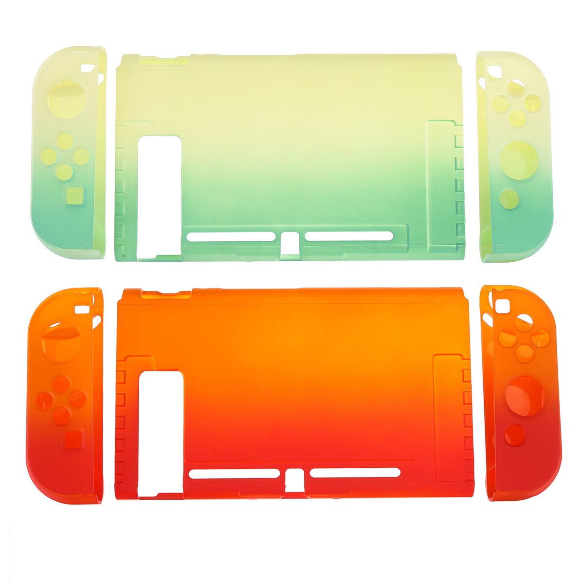 Kleurrijke schokbestendige shell-gradi?ntbehuizing voor Nintendo Switch gameconsole beschermende har