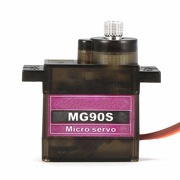 

MG90S Metal Gear RC Micro Analog Servo 13.4g for ZOHD Volantex Airplane RC Helicopter Car Boat Model