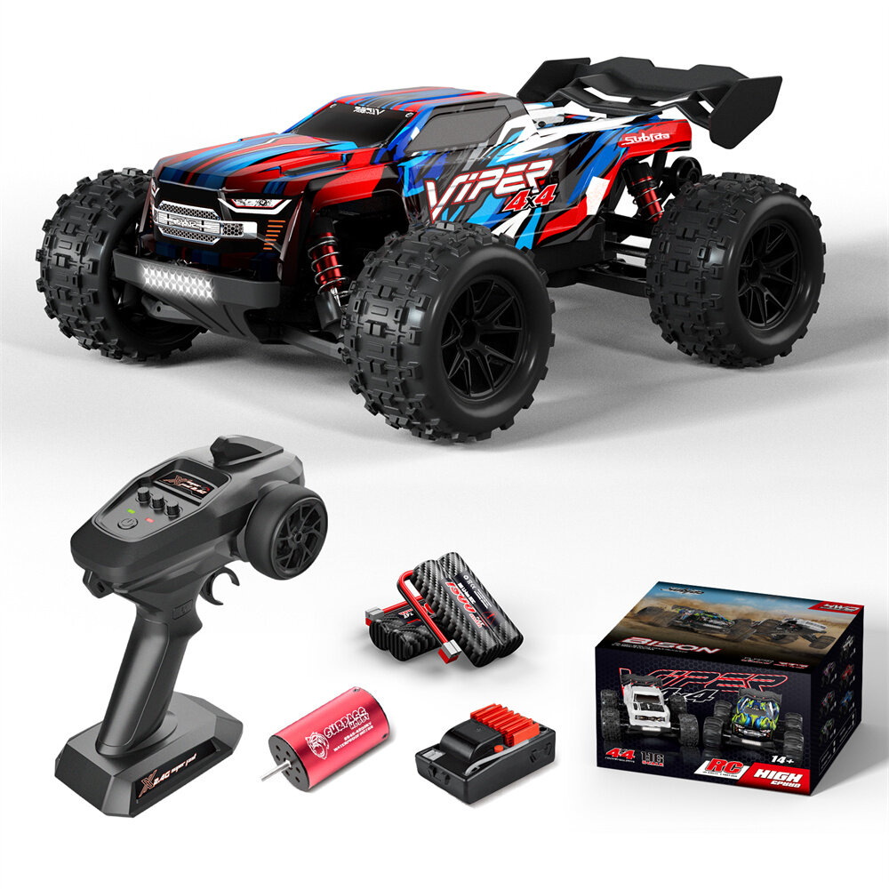 

Funsky S909pro 1/16 2.4G 4WD Brushless Desert RC Car Off Road High Speed Vehicle Models 45km/h Full Proporsional Control