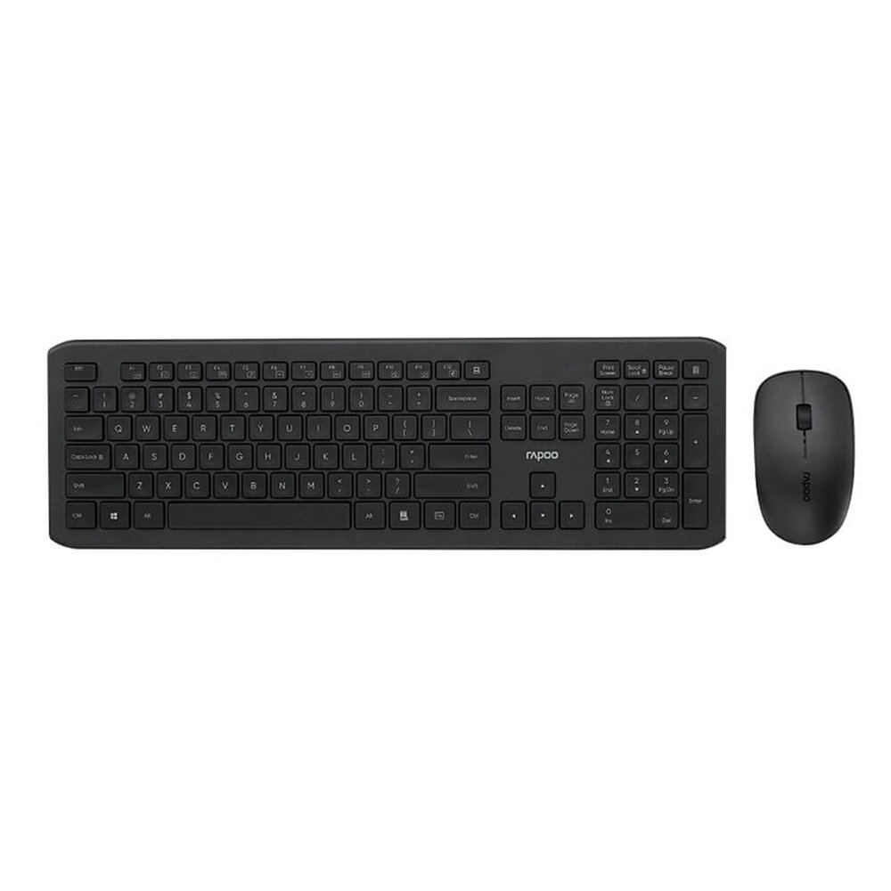 

Rapoo X2000 2.4G Wireless Keyboard & Mouse Combo 106 Keys Chocolate Keycaps Business Keyboard 1000DPI Optical Mouse Set
