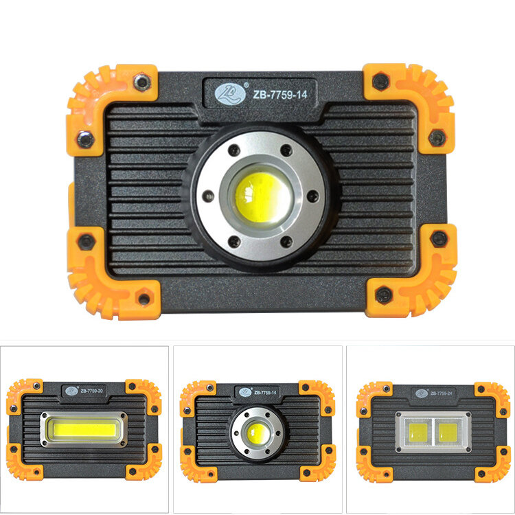 Bikight® 3-режима 350LM Водонепроницаемый COB LED-фонарь для затопления USB-зарядка на открытом воздухе Светильник для работы на месте Кемпинг Портативный прожектор