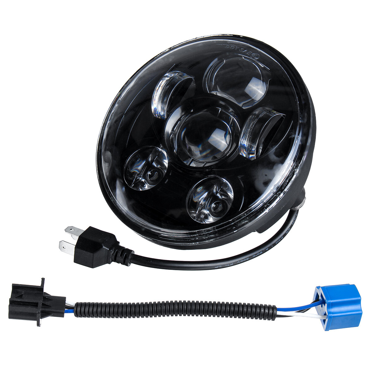 5.75 Inch H4 H13 Motorfiets LED Koplampen Verzegelde Projector Hi-Lo Beam Head Lamp Voor Harley
