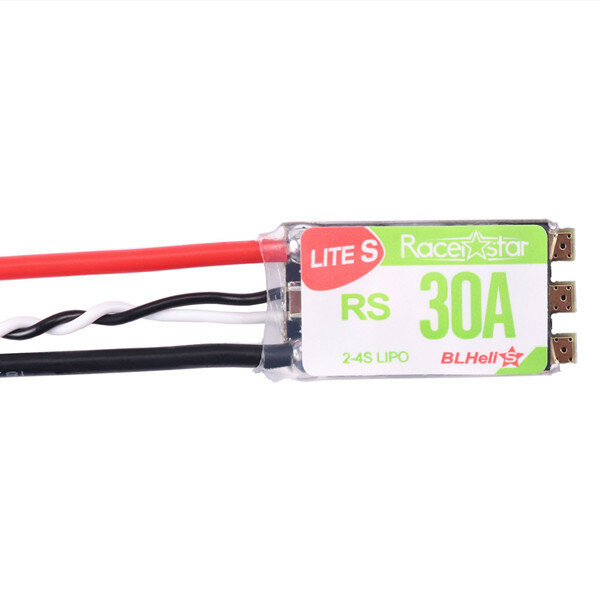 

Racerstar RS30A Lites 30A Blheli_S 16.5 BB2 2-4S Brushless ESC Support Dshot600 for RC Drone FPV Racing