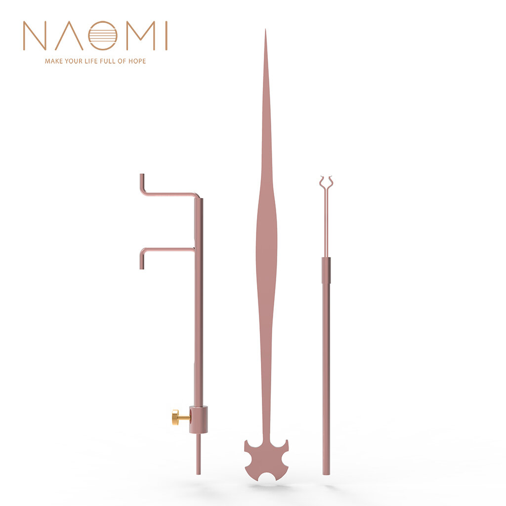 NAOMI Cello Sound Post Tools Set Stainless Steel Soundpost Setters Soundpost Retrievers Soundpost Ga