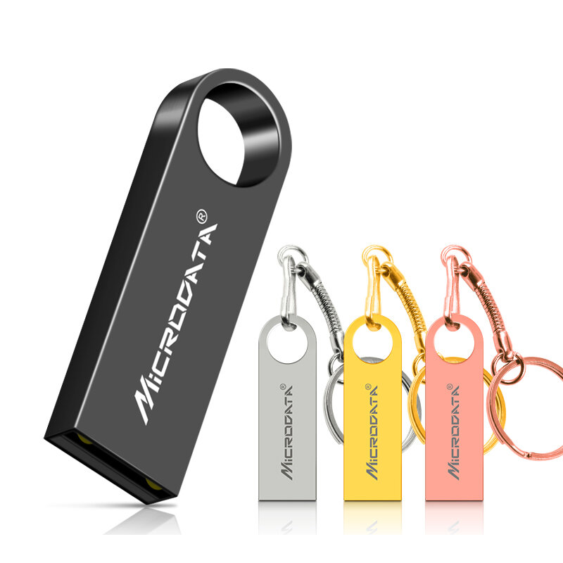 MicroDrive 64GB USB 2.0 Ultra-fast Transmission Metal Waterproof USB Flash Drive Stick Drives U Disk