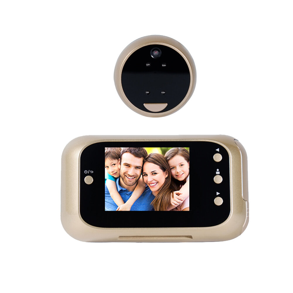 ESCAM C21 3 Inch LCD Display Screen Video Boorbell 720P HD Digital Camera Door Viewer with 4PCS IR LED