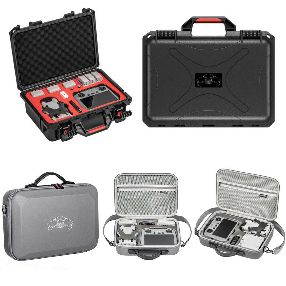 

STARTRC Portable Waterproof Storage Shoulder Bag Handbag Hard Shell Suitcase Carrying Box Case for DJI MINI 4 PRO RC2 RC