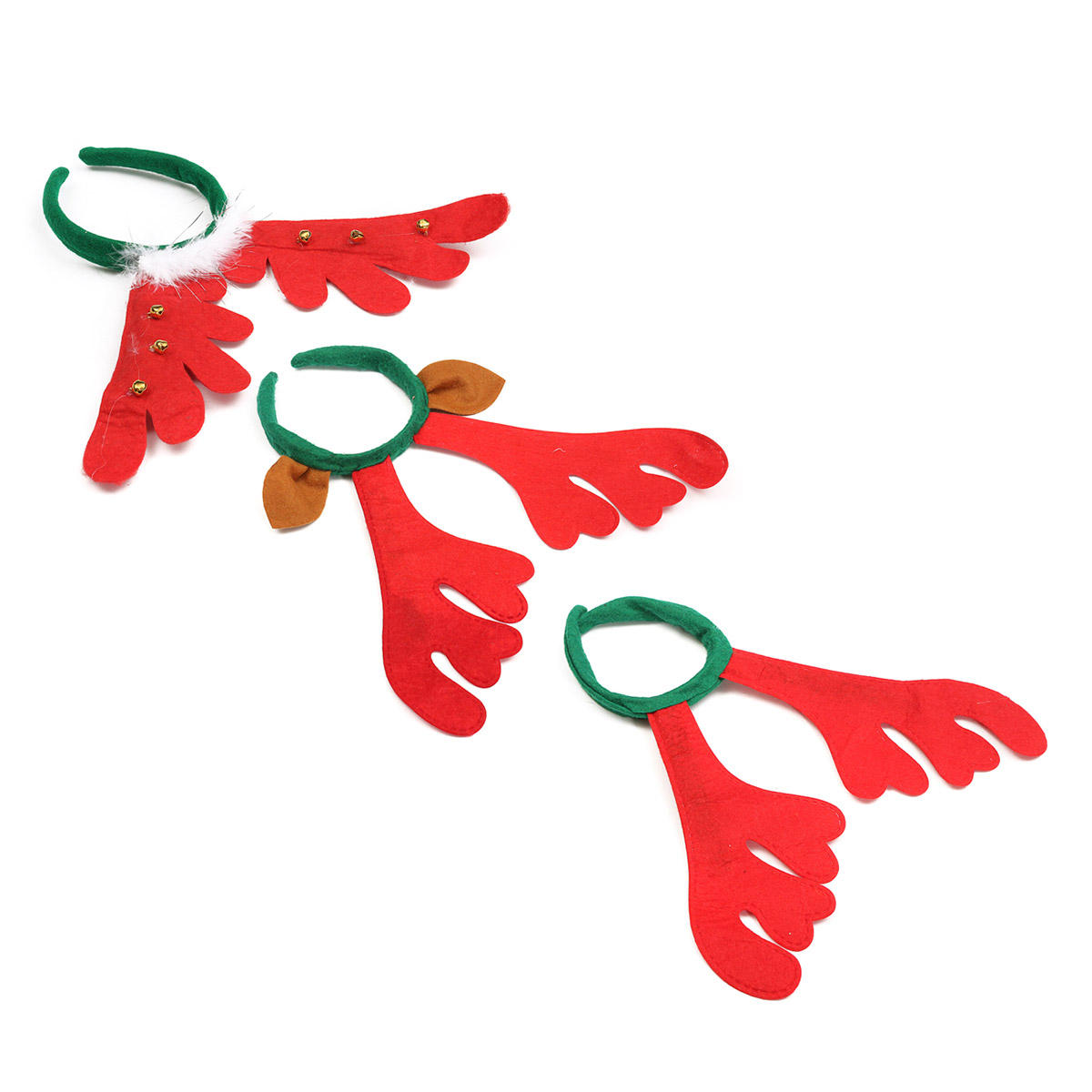 Christmas Reindeer Deer Antlers Headbrand Hair Band Xmas Fancy Dress Accessories