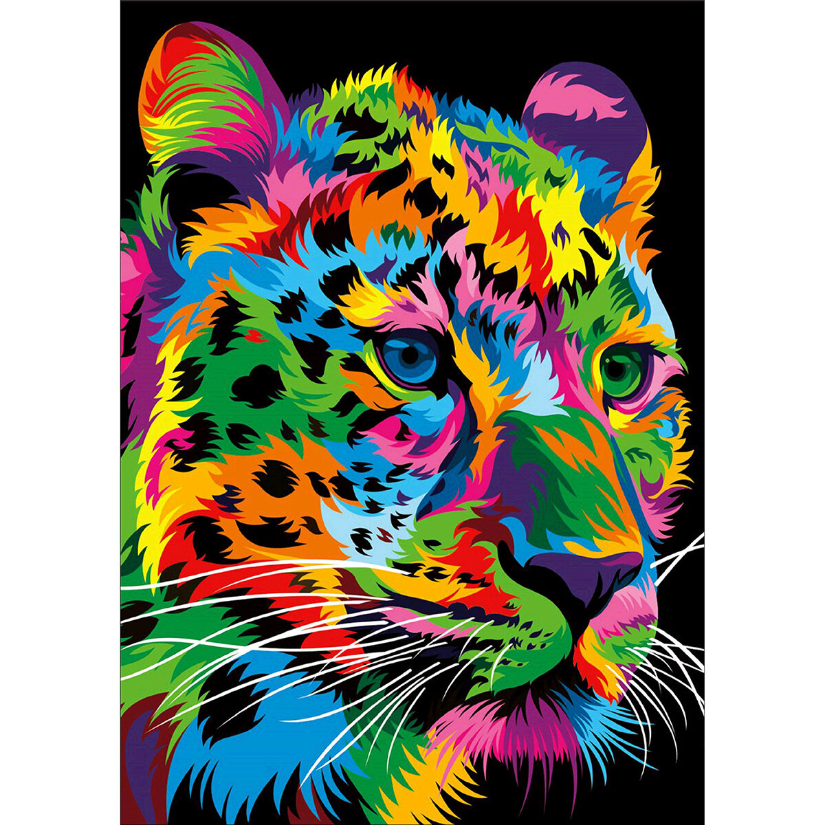 

DIY 5D алмазная живопись леопард, тигр, лев, волк, художественное ремесло, вышивка, Набор, украшения ручной работы, пода