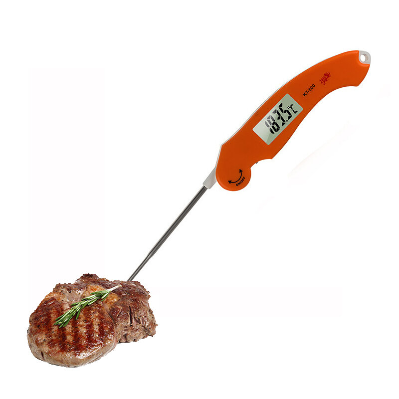 -50 ℃ -300 ℃ Faltbares Smart BBQ Thermometer Bildschirmanzeige Fleischnahrungsmittel Elektronisches Nadelthermometer