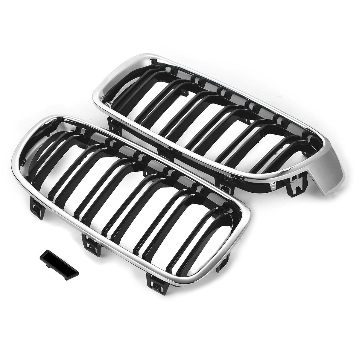 Pair M3 Look Front Grill Kidney Grille For BMW 3-Series Type F30 Sedan and F31 Touring