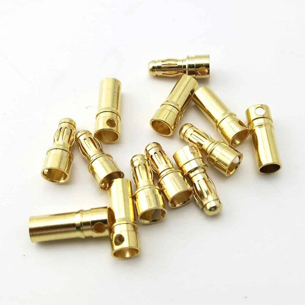 

20 пар 5,5 мм золото Пуля Коннектор Banana Plug для ESC Батарея Мотор